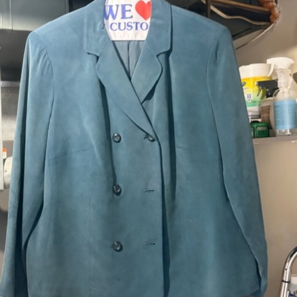 TEAL WOMEN'S PANTSUIT SIZE 16W - DRESSBARN